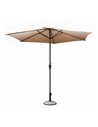 Parasol rond 3m taupe ref.y148 - Equipe Ton camping-car - 3700103034403