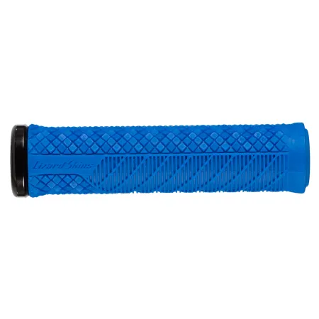 Grip vélo Charger Evo verrouillable bleu - Fixation stable sans glissement - LIZARD SKINS