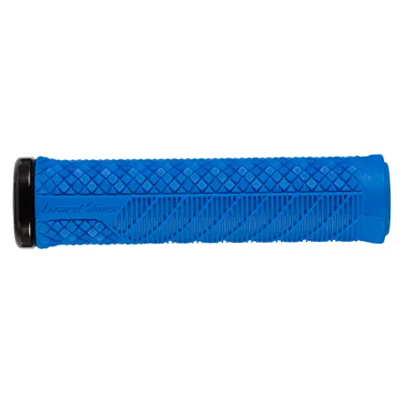 Grip vélo Charger Evo verrouillable bleu - Fixation stable sans glissement - LIZARD SKINS