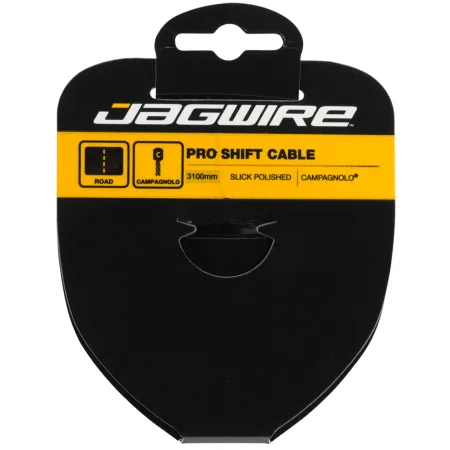 Câble de dérailleur vélo inox poli - Glisse extra fluide compatible Campagnolo - JAGWIRE