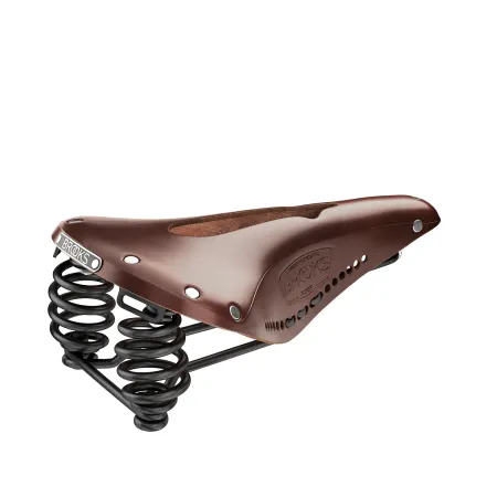 Selle vélo cuir sculpté marron - Confort longue distance - BROOKS