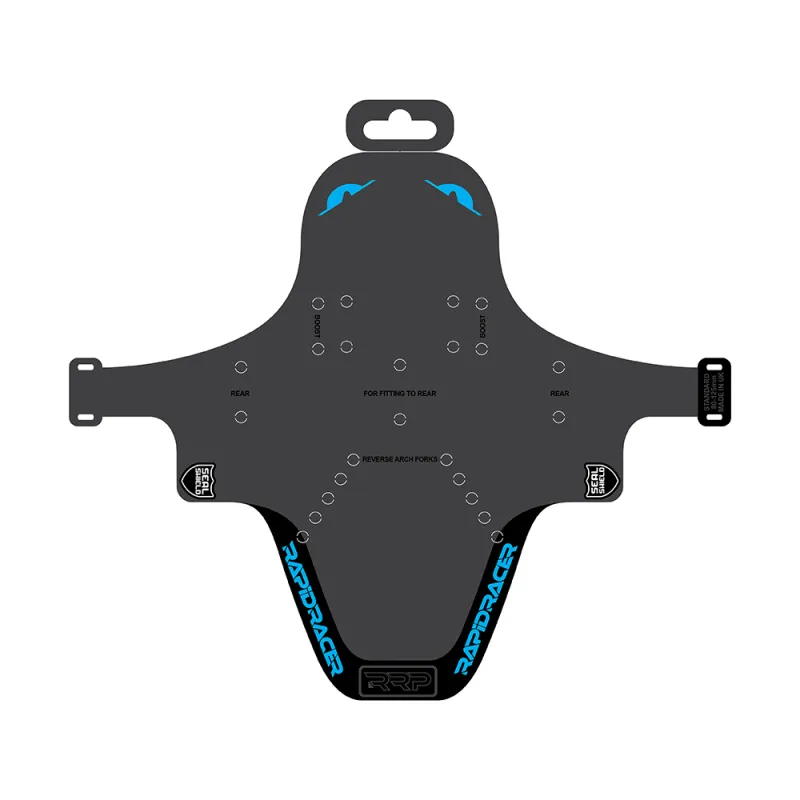 Protection de cadre vélo enduro cyan standard - Anti-eclats renforce VTT descente - RRP