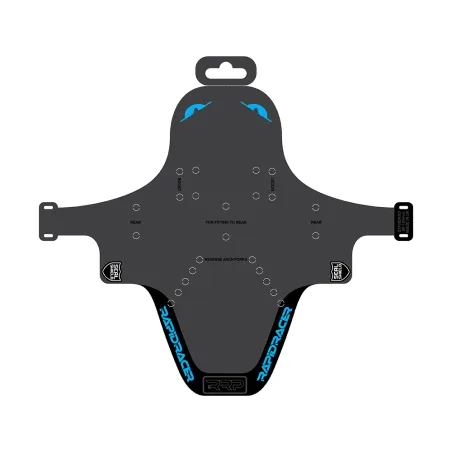 Protection de cadre vélo enduro cyan standard - Anti-eclats renforce VTT descente - RRP