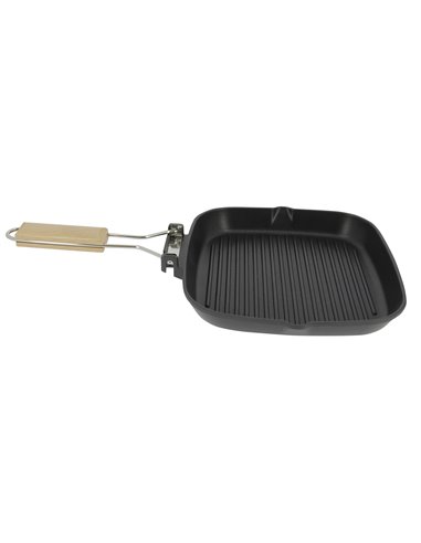 Grill avec poignée pliante compatible tous feux - INCASA - Equipe Ton camping-car - 3700628252696