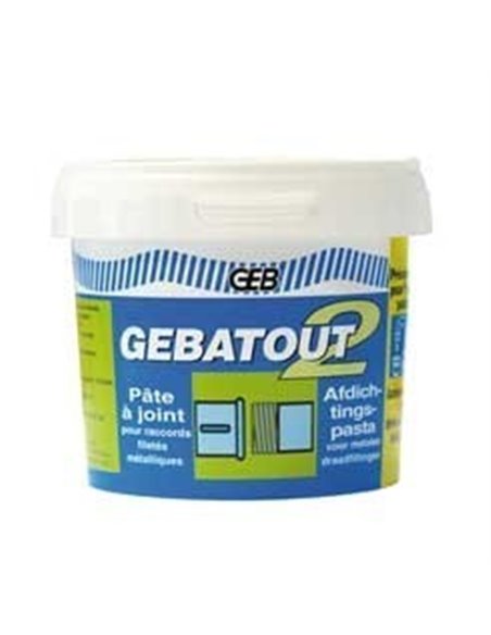 Pâte à joint Mastic eau potable Gebatout2 pot 500g - GEB - Equipe Ton camping-car - 3283981039826