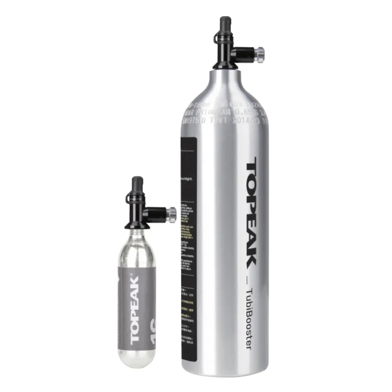 Booster de pression pour montage pneu tubeless vélo - Gonflage instantané - TOPEAK
