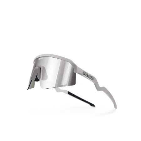 Lunettes de vélo Ziris monture argent - Protection solaire confort cycliste - NAOS
