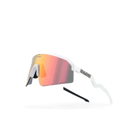 Lunettes de vélo Ziris blanc mat - Protection solaire confort cycliste - NAOS