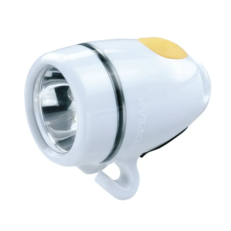 Feu avant vélo WhiteLite II blanc - Visibilité sécurité renforcée - TOPEAK