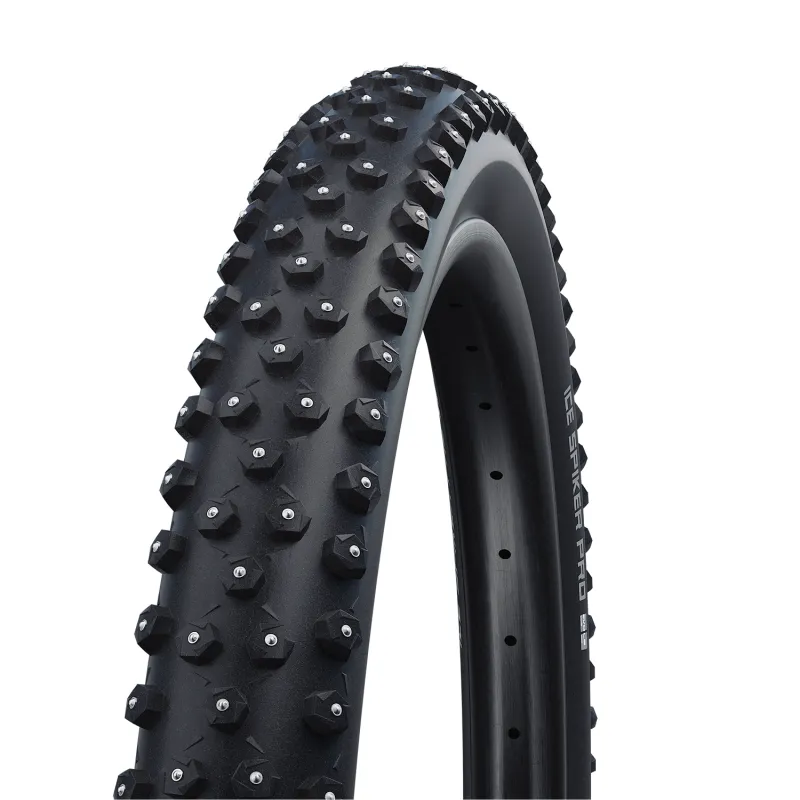 Pneu VTT hiver tubeless 29 pouces à clous Ice Spiker Pro - Adhérence maximale sur glace - SCHWALBE
