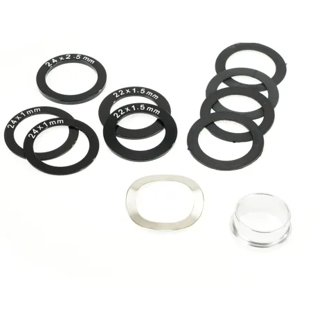 Kit d'entretoises pour boîtier GXP - Ajustement précis du montage - ENDURO BEARINGS