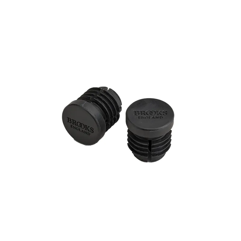 Embouts de cintre caoutchouc noir - Protection et finition guidon - BROOKS