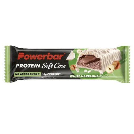 Barre proteinee cyclisme noisette blanche x12 - Recuperation musculaire efficace - POWERBAR
