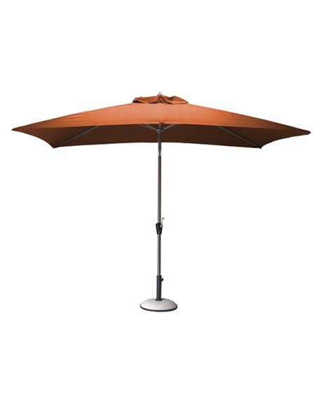 parasol 3x2 manivelle tilt paprika - Equipe Ton camping-car - 3700103068675