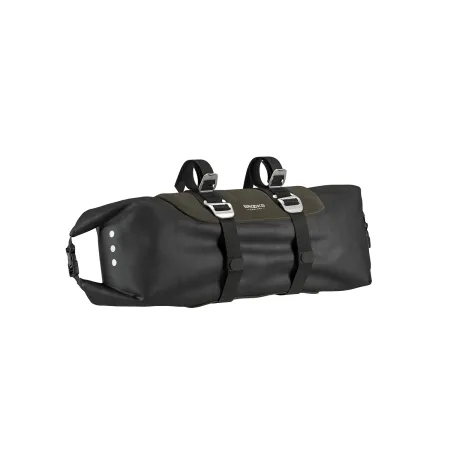 Sacoche de guidon enroulable 10-12L verte - Rangement bikepacking - BROOKS