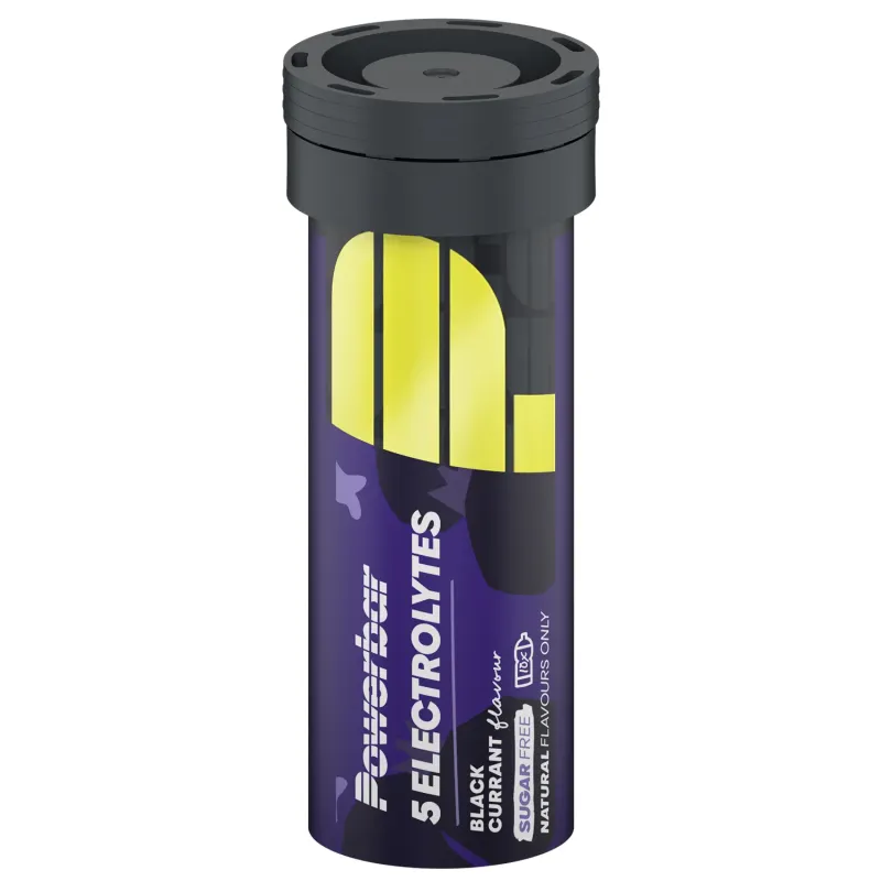 Comprimes electrolytes cyclisme cassis - Hydratation pendant l'effort boite de 12 - POWERBAR