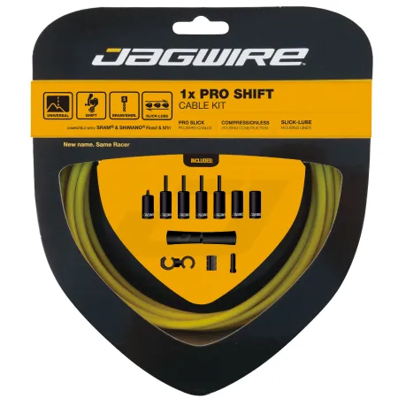 Kit de câble de dérailleur vélo mono-plateau - Passage de vitesses fluide - JAGWIRE