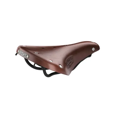Selle vélo cuir courte marron - Confort cycliste route classique - BROOKS