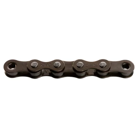 Chaine velo monovitesse large marron - Robuste pour usage quotidien - KMC