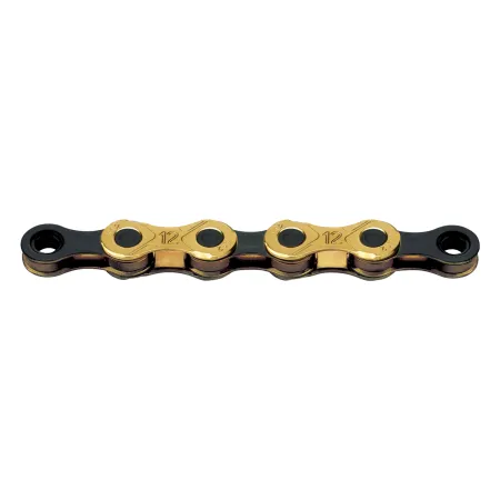 Chaîne vélo 12 vitesses cirée revêtement titane - Faible friction longue durée - KMC