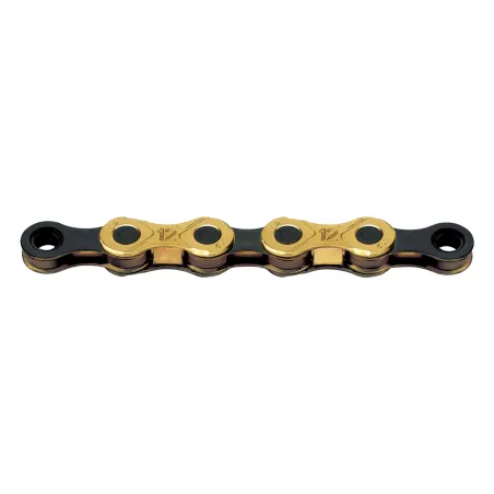Chaîne vélo 12 vitesses cirée revêtement titane - Faible friction longue durée - KMC
