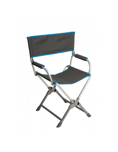 Fauteuil de camping Directeur pliant bleu pied droit - Antarel - Equipe Ton camping-car - 3700282201702