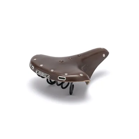 Selle vélo en cuir marron - Confort cycliste classique urbain - BROOKS