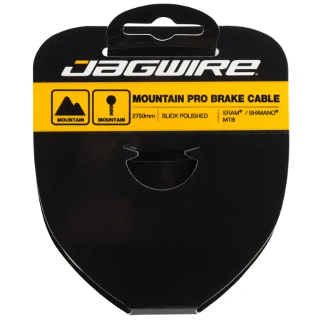Câble de frein vélo VTT inox poli - Glisse extra fluide compatible SRAM/Shimano - JAGWIRE