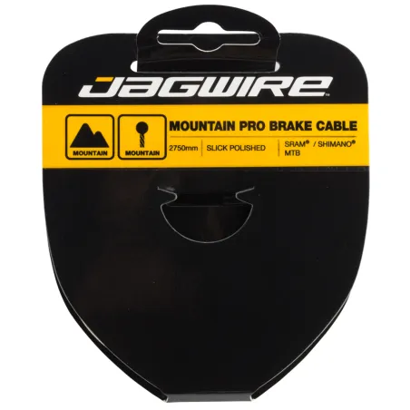 Câble de frein vélo VTT inox poli - Glisse extra fluide compatible SRAM/Shimano - JAGWIRE