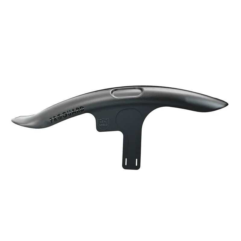 Protection de cadre vélo avant noir uni - Format mini anti-eclats discret - RRP