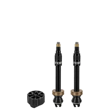 Kit valve tubeless vélo 45mm - Gonflage rapide compatible pompe - TOPEAK