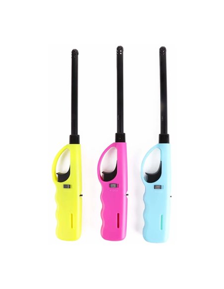 Briquet De Cuisine À Gaz Rechargeable 27x4x2,3cm Couleurs Assorties Euro/U - Equipe Ton camping-car - 8719274346555