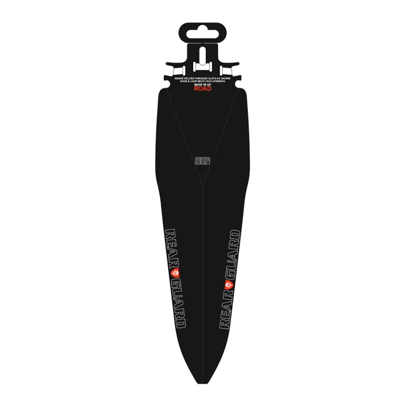 Protection de cadre vélo route arriere noir - Anti-eclats et anti-projections - RRP