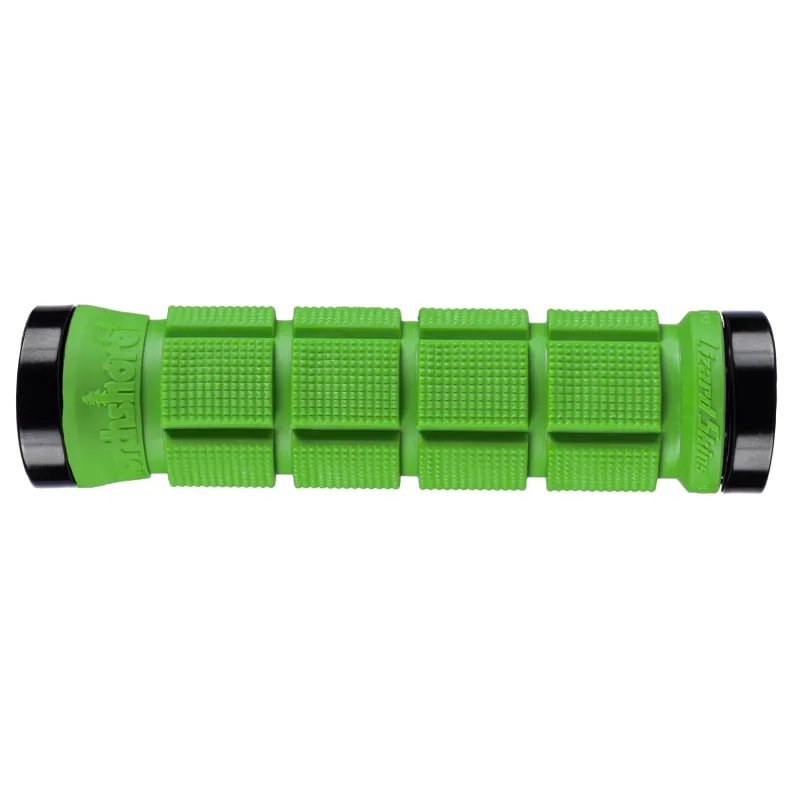 Grip vélo Northshore verrouillable vert - Fixation securisee anti-glisse - LIZARD SKINS
