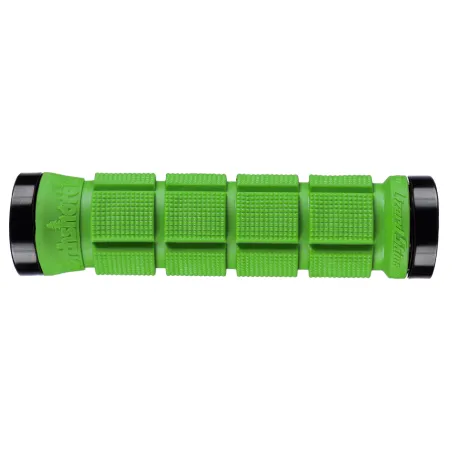 Grip vélo Northshore verrouillable vert - Fixation securisee anti-glisse - LIZARD SKINS