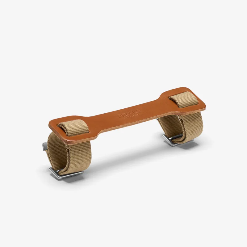 Sangle de transport velo en cuir miel - Fixation robuste et elegante - BROOKS