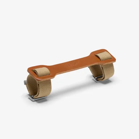 Sangle de transport velo en cuir miel - Fixation robuste et elegante - BROOKS