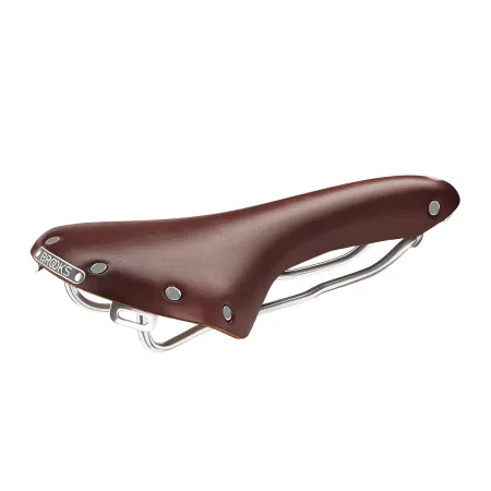 Selle vélo cuir profilée marron - Confort sportif et élégance - BROOKS