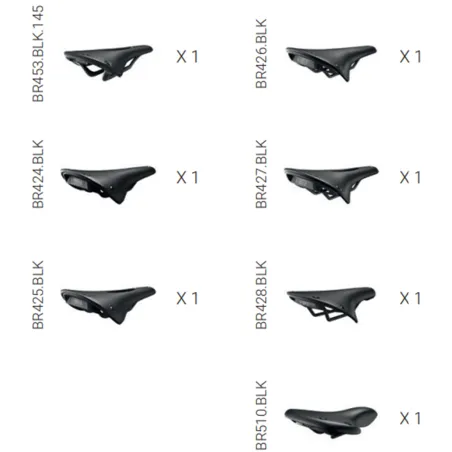Kit d'essai 7 selles vélo Cambium - Trouver la selle la plus confortable - BROOKS
