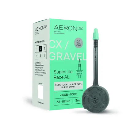 Chambre à air TPU gravel et cyclocross - Légèreté performance course - AERON TPU