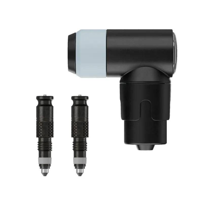 Kit conversion valve tubeless vélo avec tête de pompe - Compatible Clik Valve - SCHWALBE