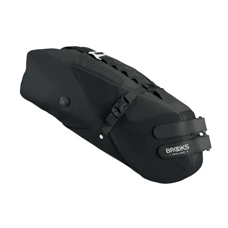 Sacoche de selle grand volume 8-10L noire - Rangement voyage vélo - BROOKS