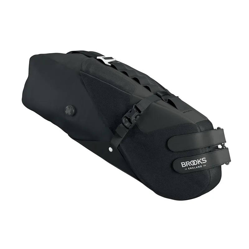 Sacoche de selle grand volume 8-10L noire - Rangement voyage vélo - BROOKS
