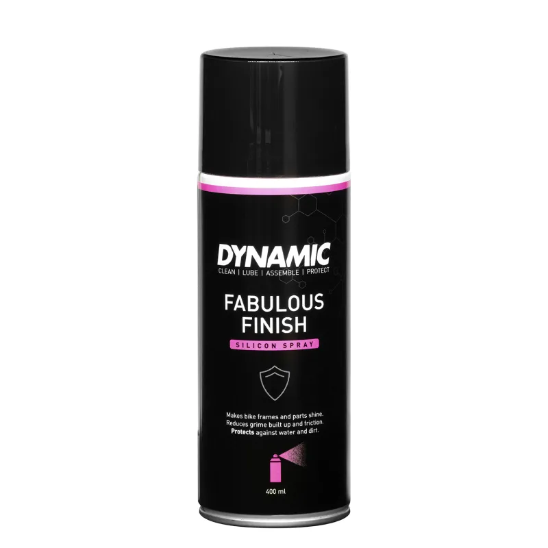 Spray de finition et brillance pour vélo 400ml - Protection et éclat du cadre - DYNAMIC