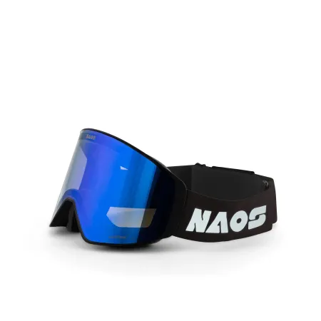 Masque neige Selva Small noir mat - Protection visage grand froid - NAOS