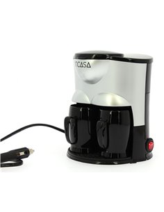 Cafetiére électrique 12 Volts Modèle 2 tasses - INCASA - Equipe Ton camping-car - 3700628228592