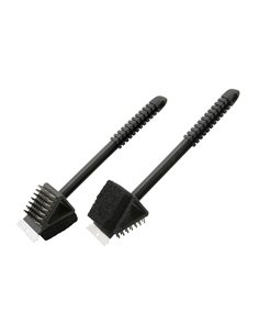 Brosse/Spatle Pour Barbecue Avec Manche Long 37cm Edm - Equipe Ton camping-car - 5709386880071