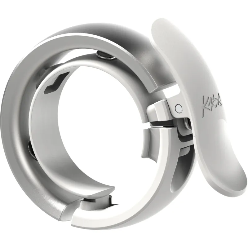 Sonnette vélo compacte design - Grand format gris élégant - KNOG