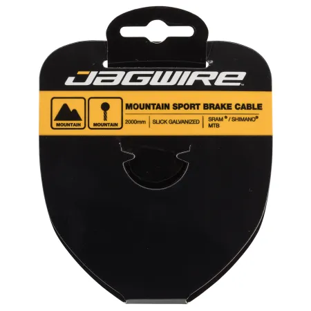 Câble de frein vélo VTT galvanisé - Glisse fluide compatible SRAM/Shimano - JAGWIRE