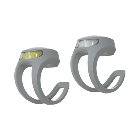 Pack de 2 éclairages vélo compacts - Visibilité rechargeable USB - KNOG